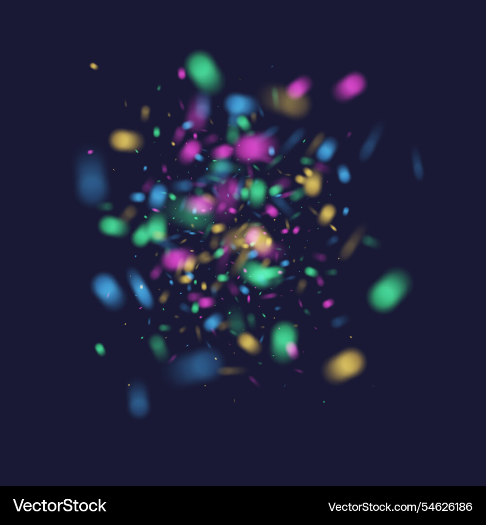 Bright of magic sparkling shiny particles vector image