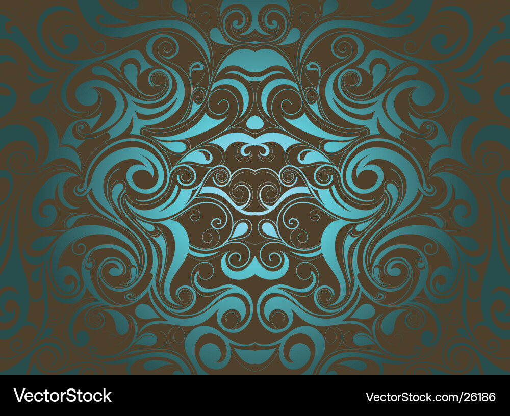 Intricate Swirl Pattern vector image