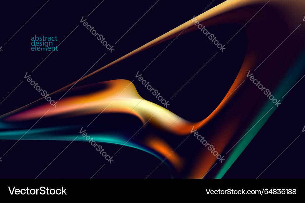 Abstract background of fluid iridescent shape Abstract background of fluid iridescent shape vector image
