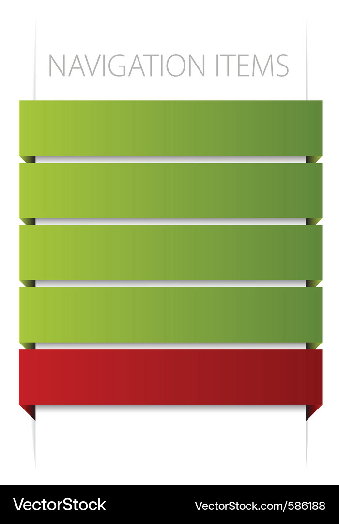 Modern navigation Vector Image