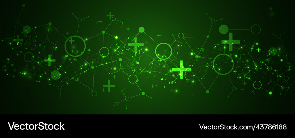 Template for science and technology presentation Template for science and technology presentation vector image