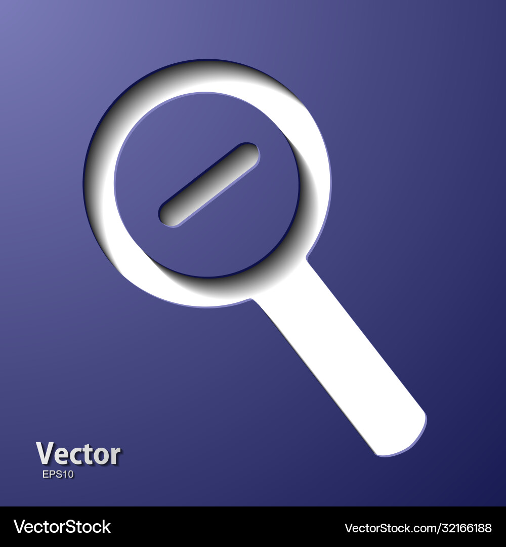 Vergrößern Glas Icon keine Maschen nur Gradienten Vergrößern Glas Icon keine Maschen nur Gradienten vektorbild