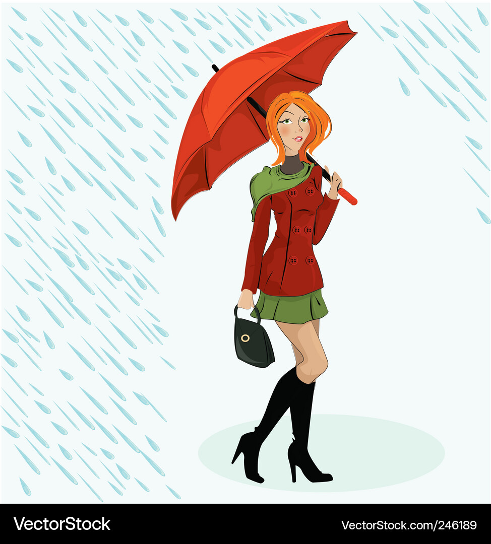 Autumn weather Vector Image