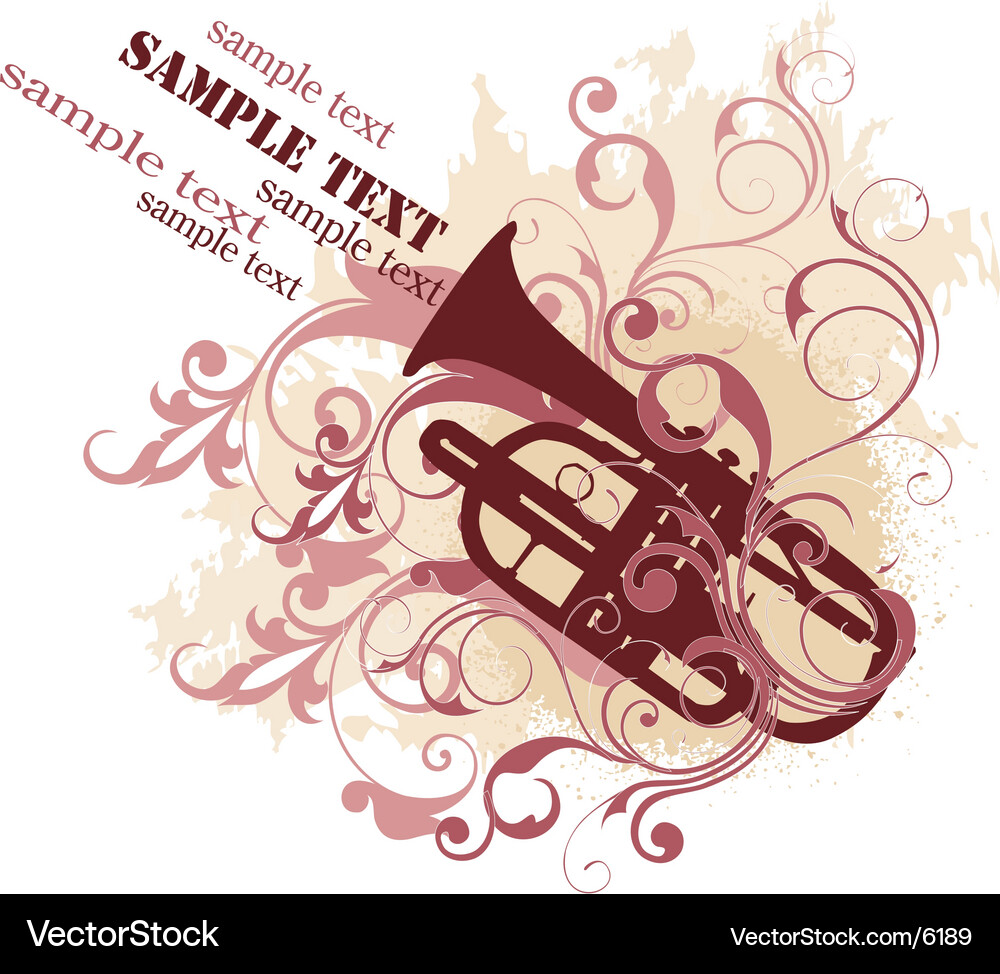 Brass Ensemble Portrait Vector Image
