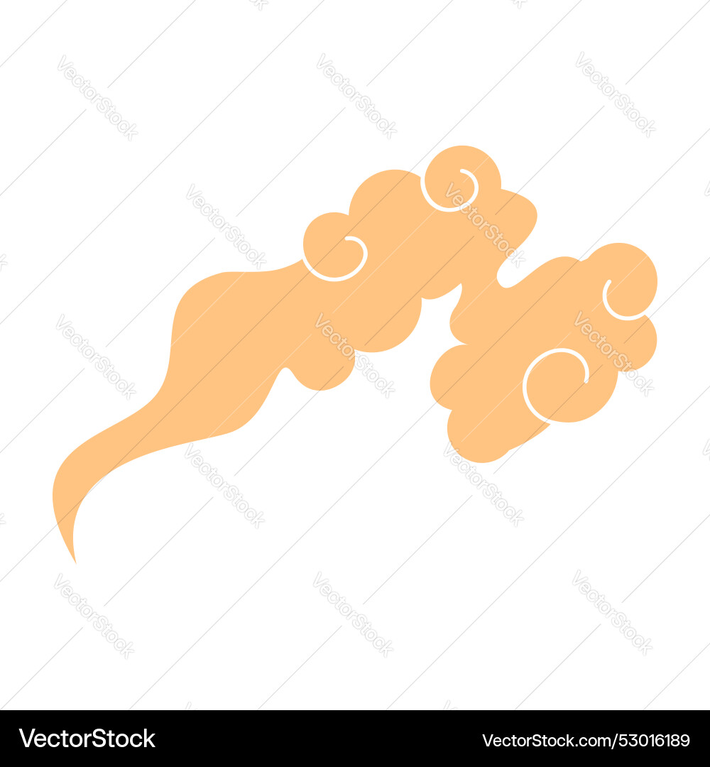 Cloud simple element design Vector Image
