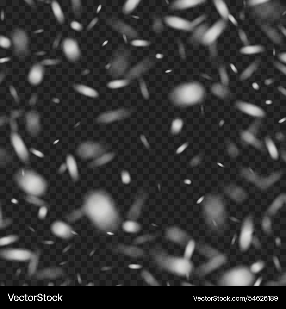 Realistic snowflake against a dark background vector image