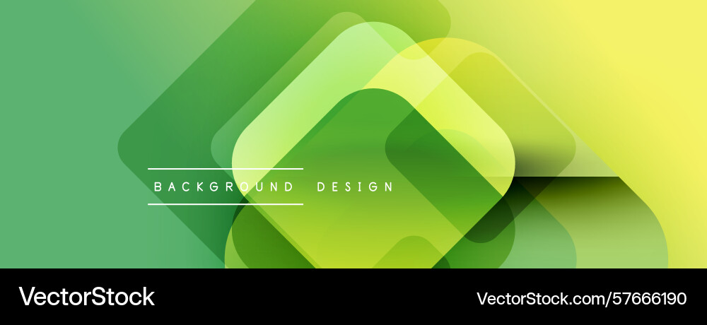 Abstract geometric shapes overlap creating Vector Image
