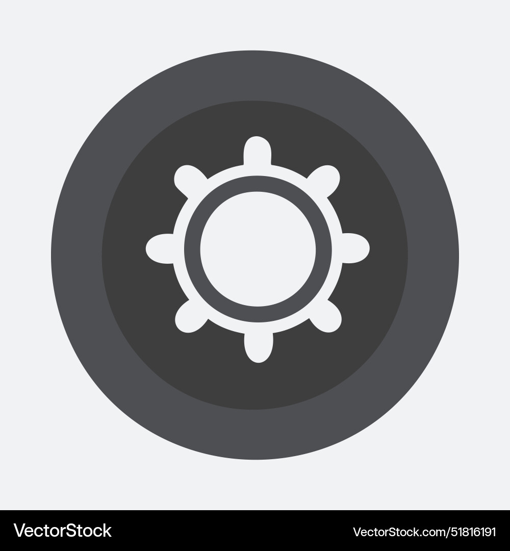 Setting flat icon for web and mobile modern Setting flat icon for web and mobile modern vector image