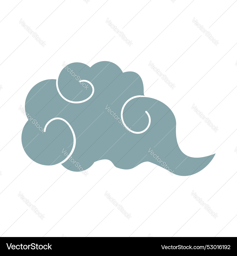 Cloud simple element design Vector Image