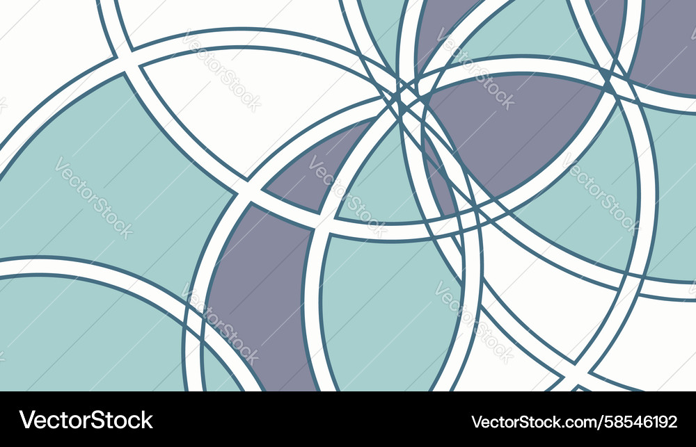 Intertwined Circular Pattern Vector Image