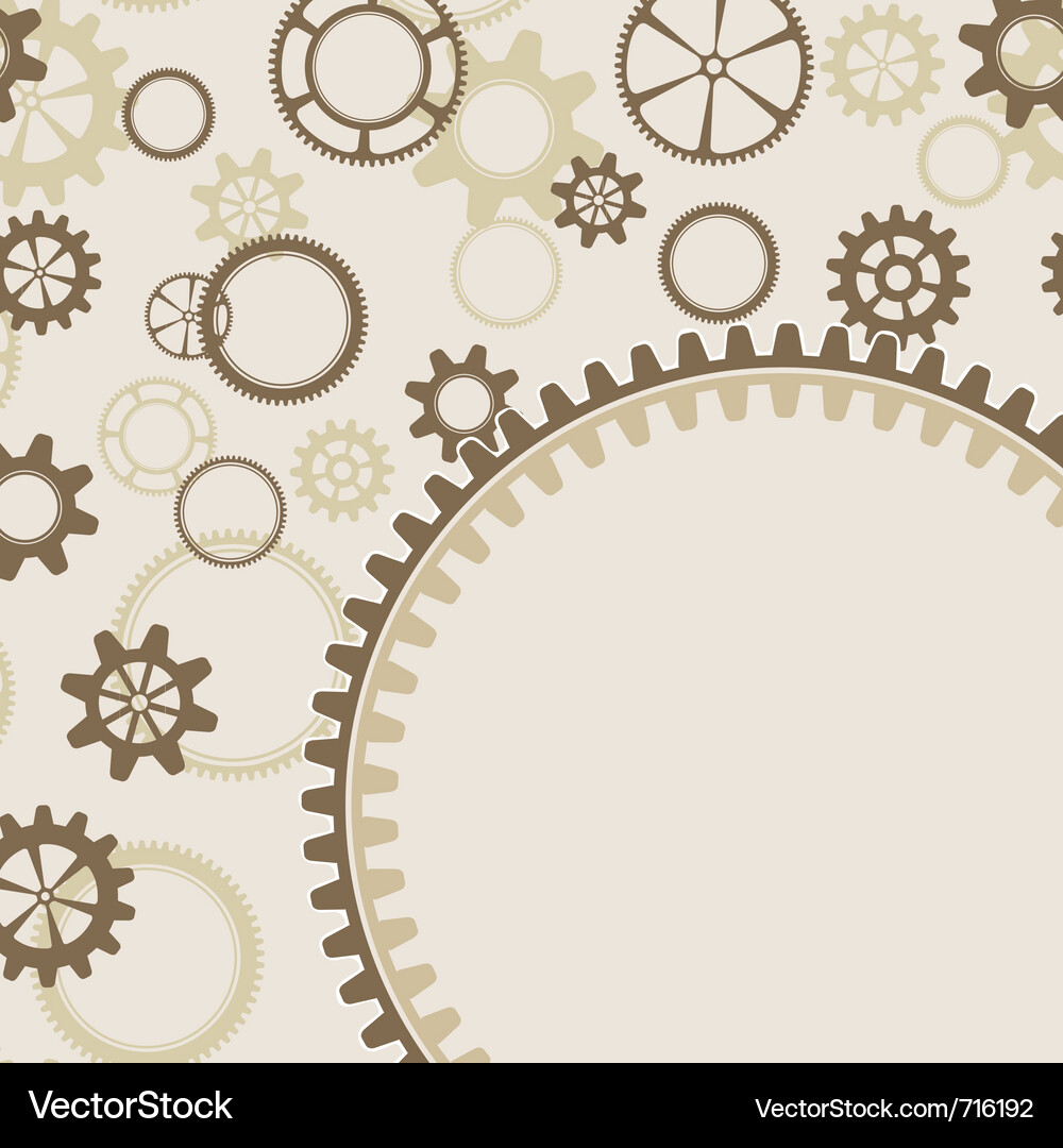 Mechanical background Vector Image