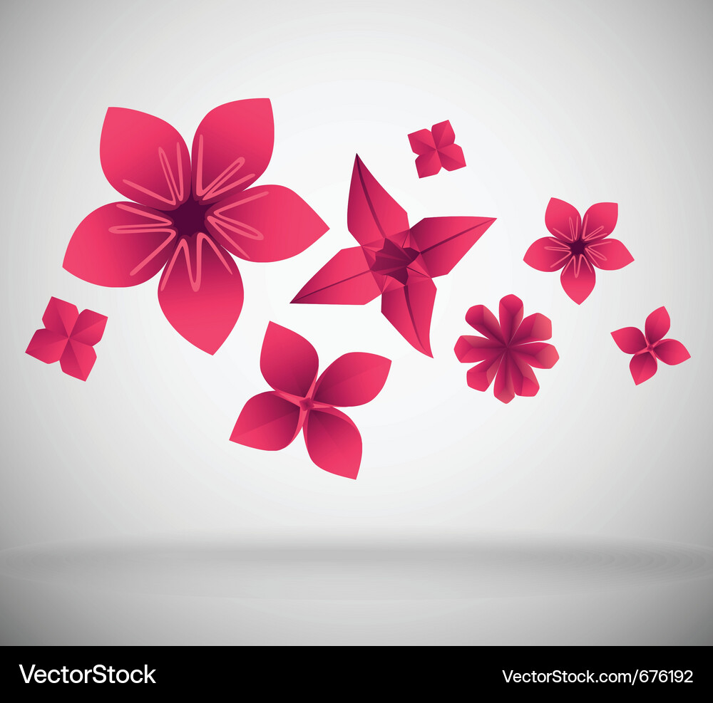 Papar craft objects Vector Image