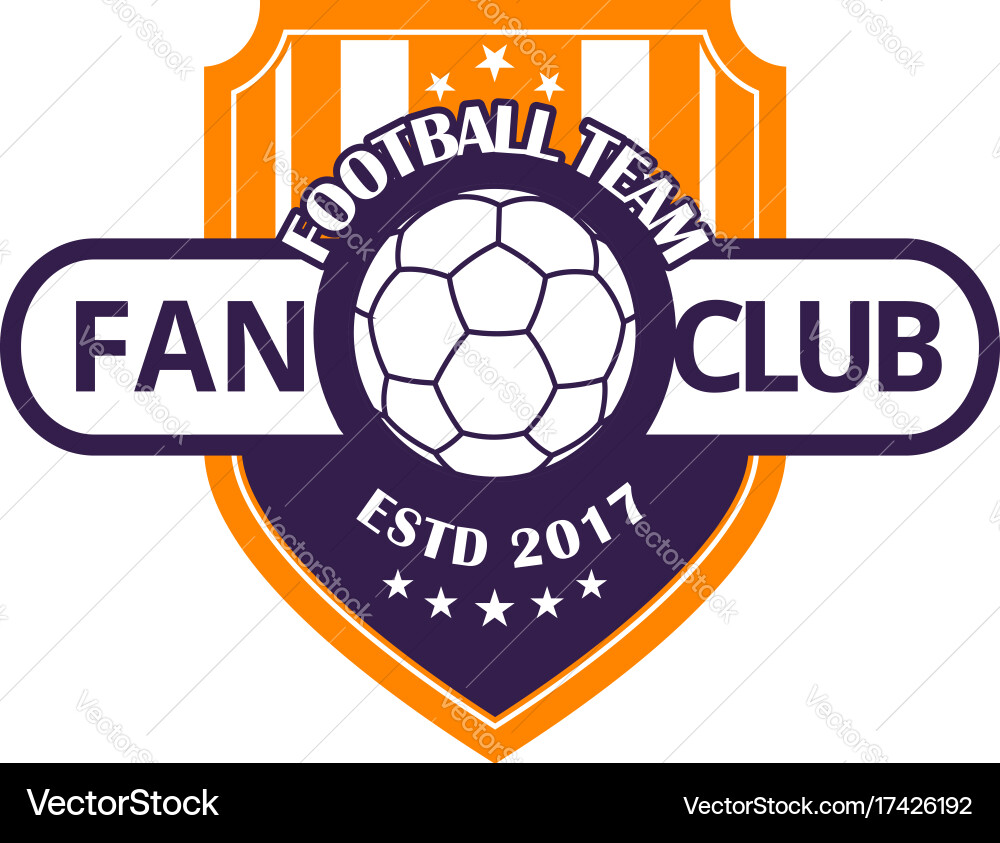 Sports Club Badge - Football/Soccer Vector Image