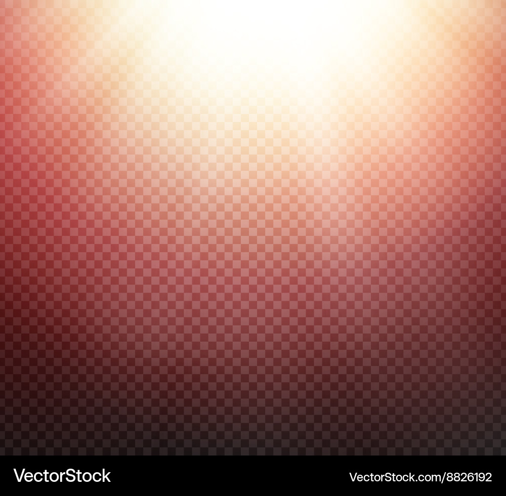 Sun Rays Light Effect Transparent Vector Image