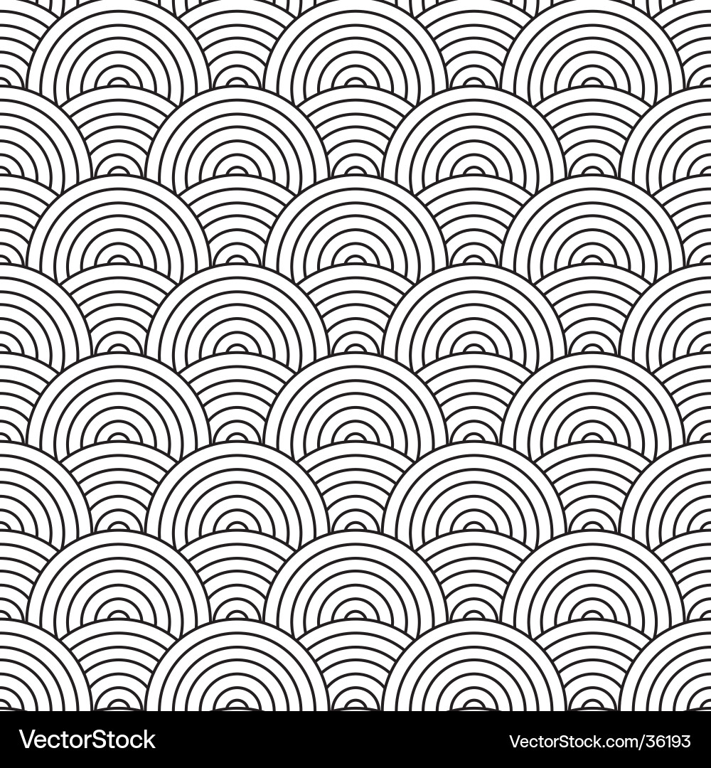Retro Circle Pattern vector image