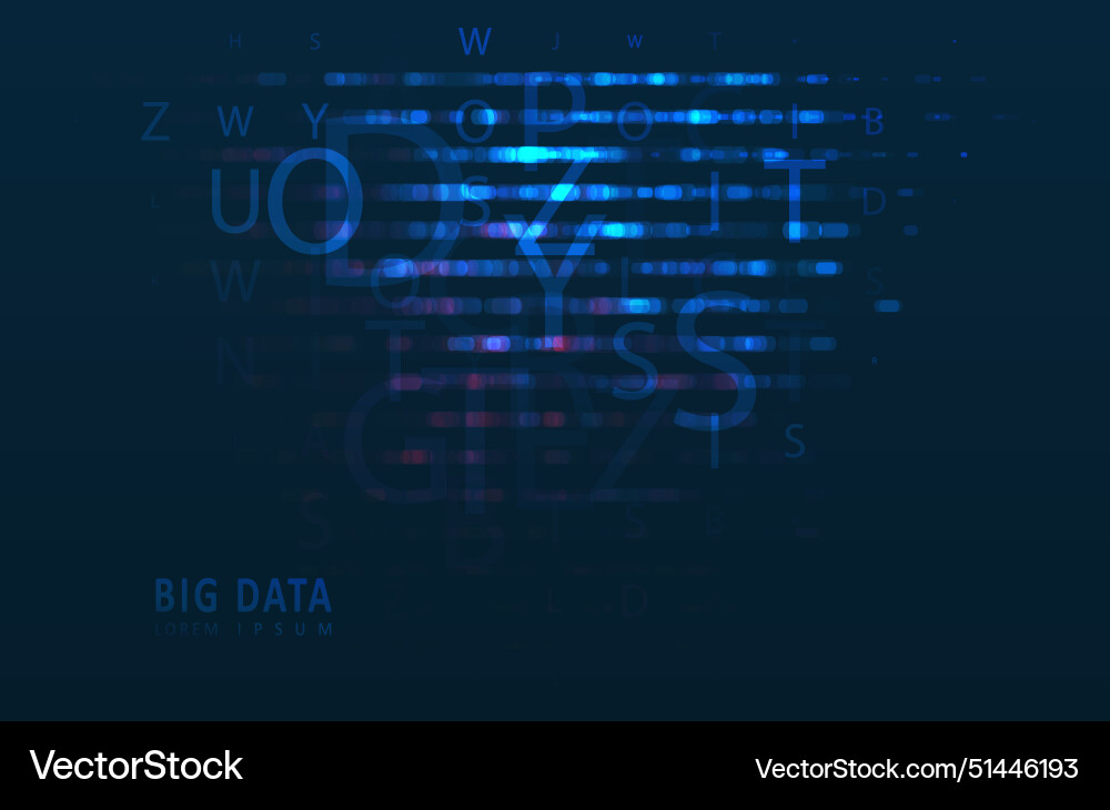 Stream of encoded data Stream of encoded data Vector Image