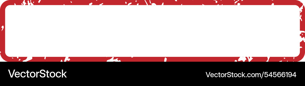 Empty rectangular frame featuring a red grunge Empty rectangular frame featuring a red grunge vector image