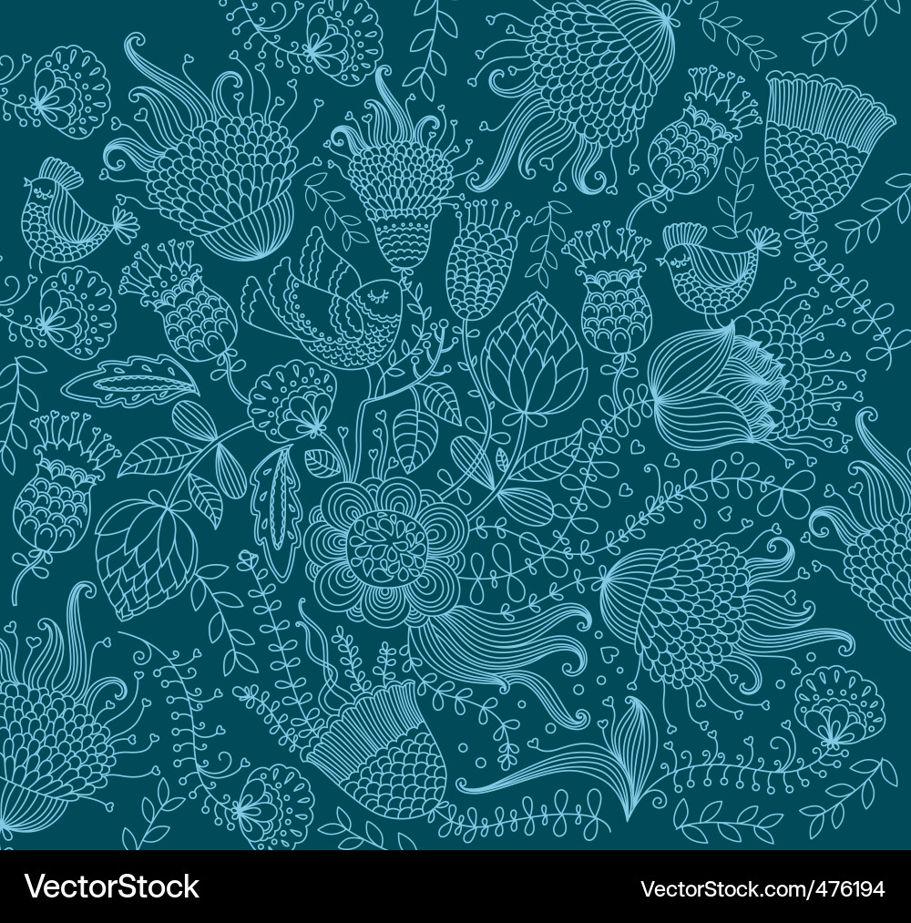 Floral Pattern Background vector image