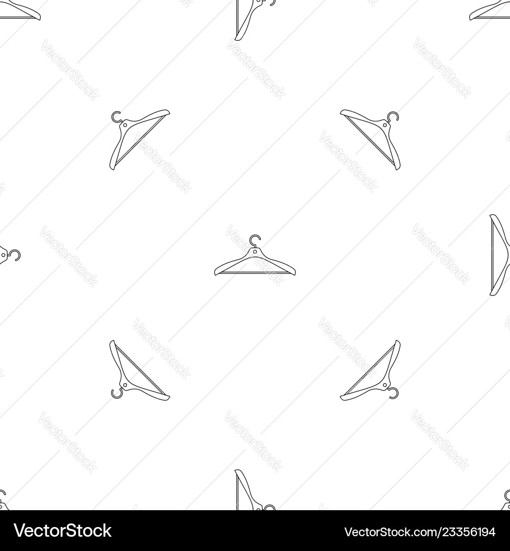 Kleiderbügel Icon - Outline Vektorbild