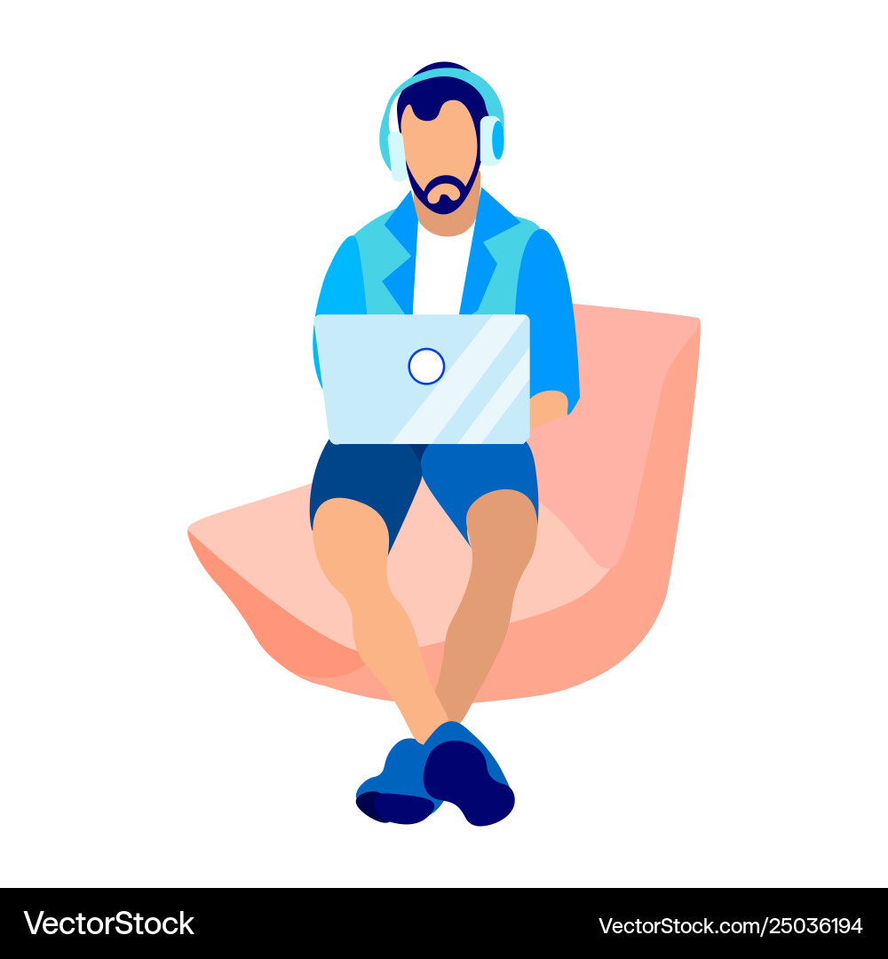 Web-Entwickler Programmierer Wohnung Web-Entwickler Programmierer Wohnung vektorbild