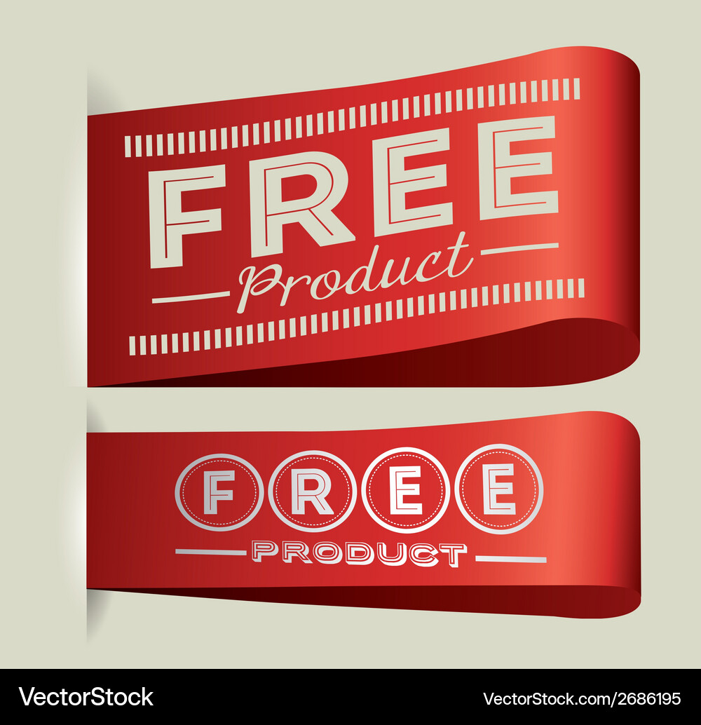 Label design over beige background Vector Image