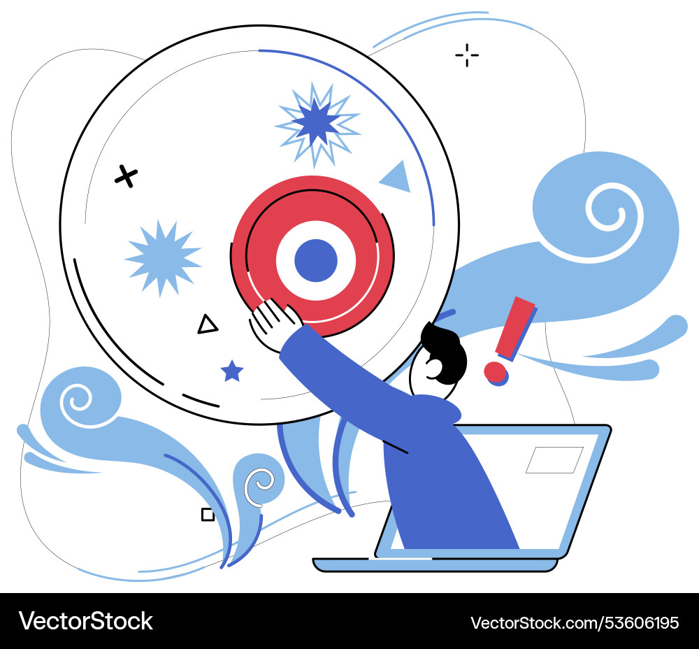Mental processing the mind is canvas where Mental processing the mind is canvas where vector image