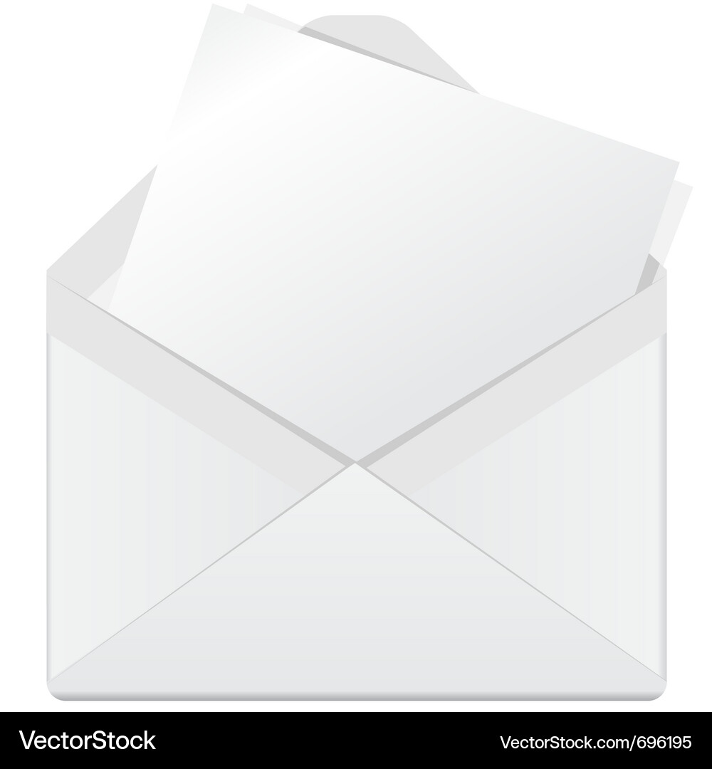 Open envelope Vector Image