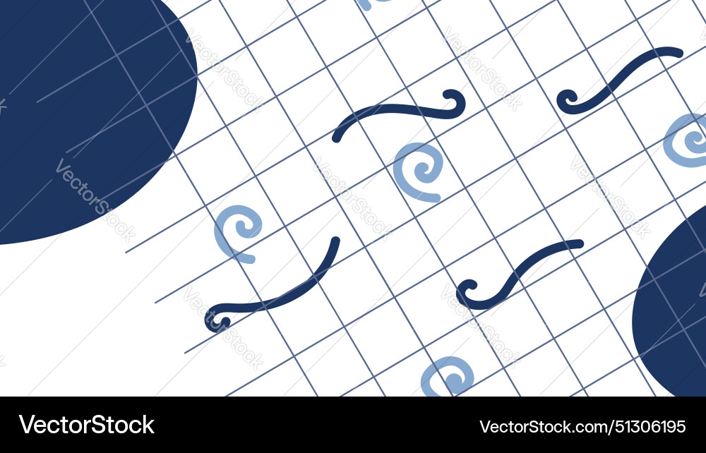 Seamless pattern abstract background with shapes vector image