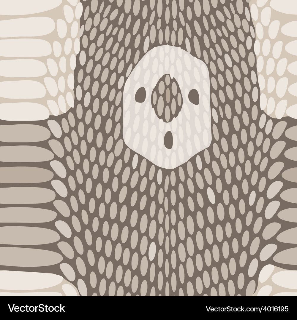 Snake skin texture seamless python pattern Vector Image