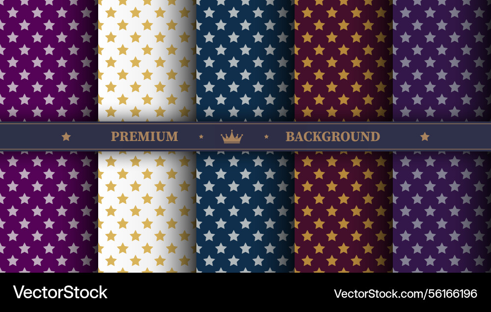 A luxurious pattern set of spectacular patterns A luxurious pattern set of spectacular patterns vector image