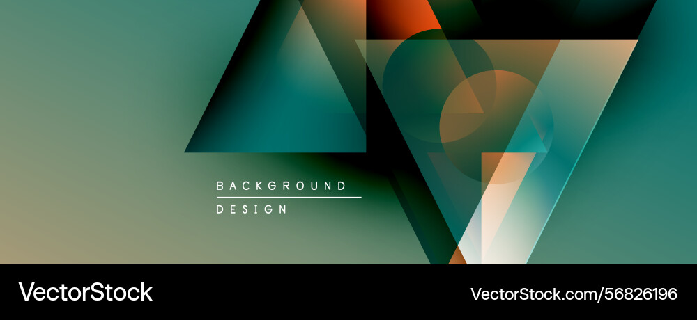 Abstract geometric shapes overlap creating Abstract geometric shapes overlap creating vector image