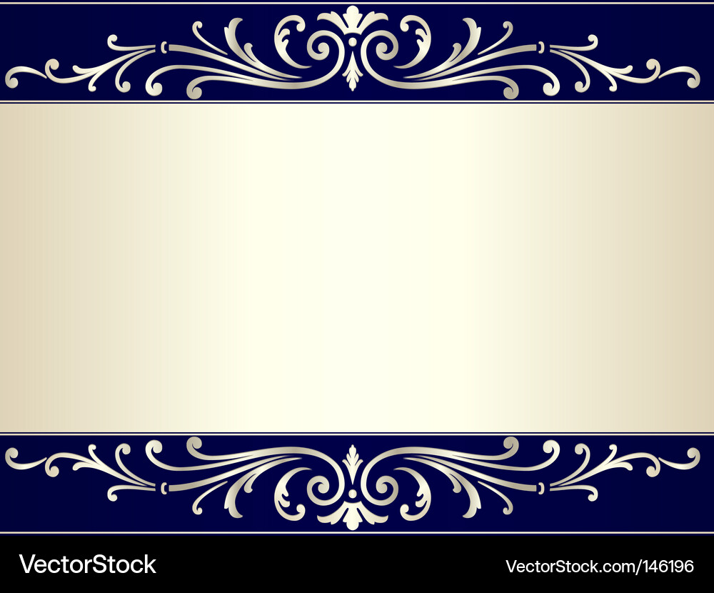 Elegant Scroll Background Vector Image