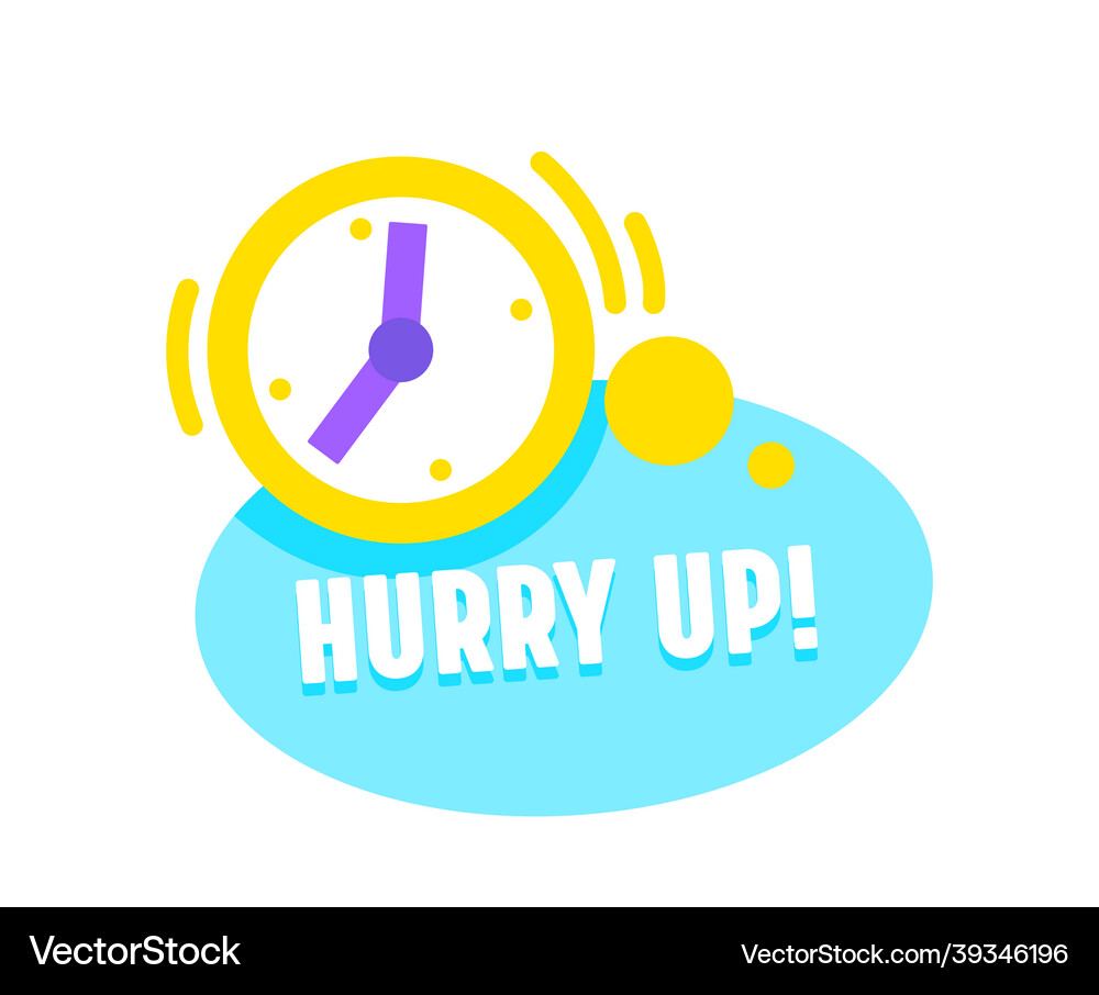 Hurry up by Mowshumi Akter Sima on Dribbble, image size:1000x906