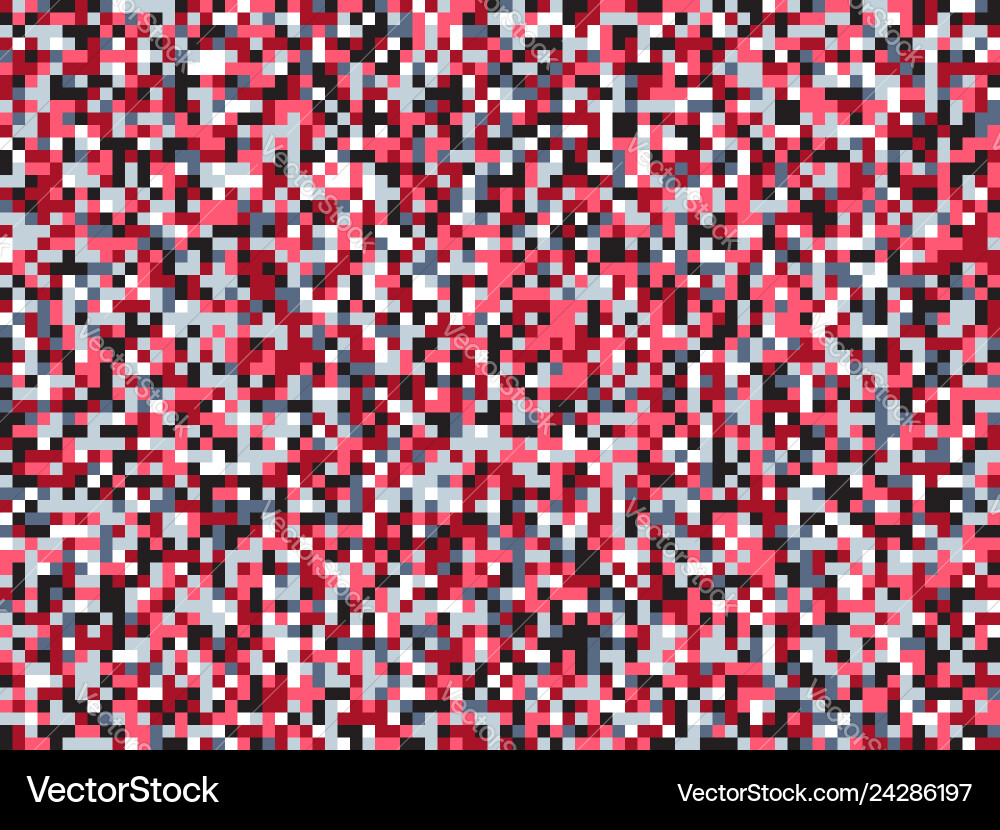 Abstract Red Camouflage Pattern vector image