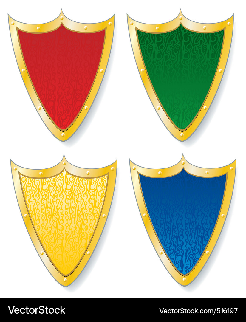 Shield pattern Vector Image