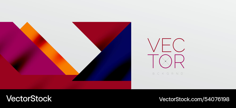 Dynamic lines and triangles Vector Image