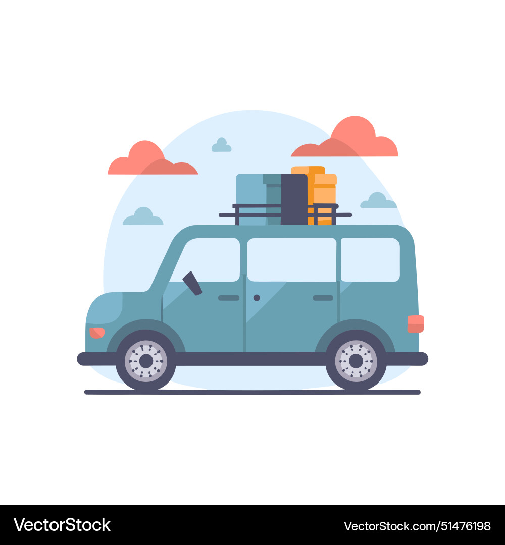 Vehicle flat style Royalty Free Vector Image - VectorStock
