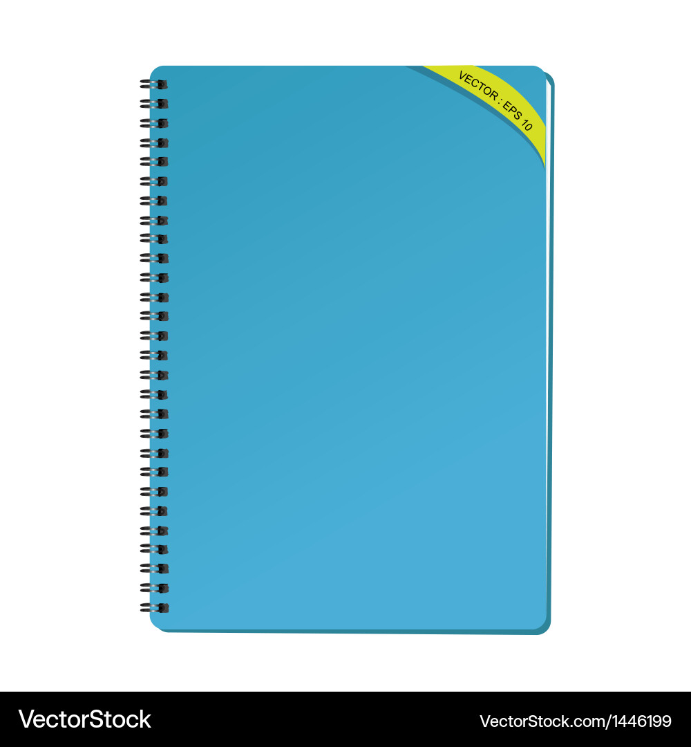 Notebook vector image