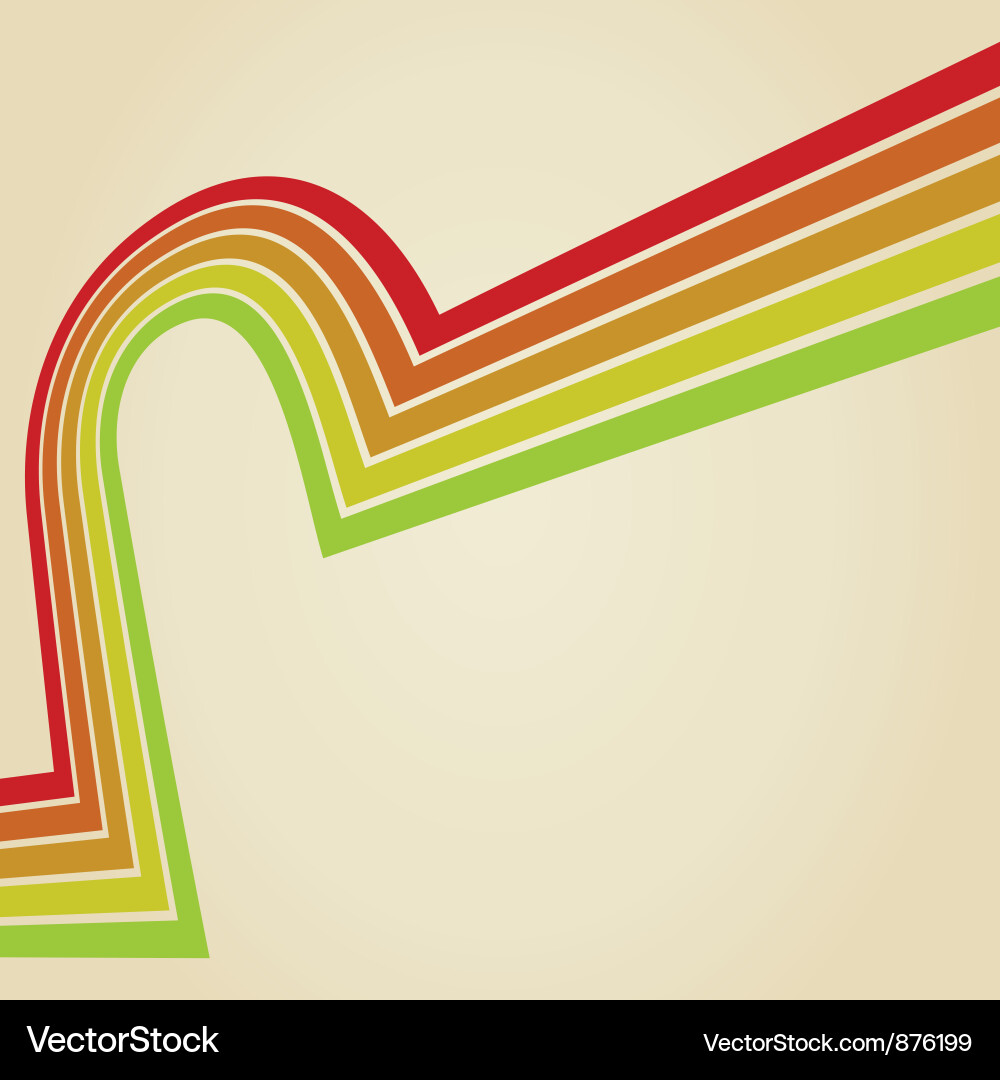 Retro Swirls Gradient Vector Image