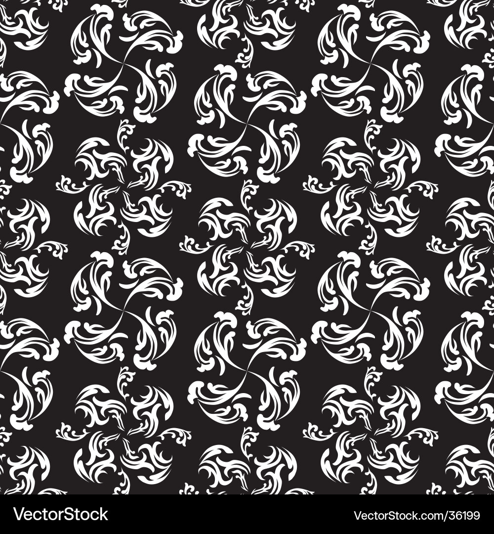 Stark swirl repeat vector image