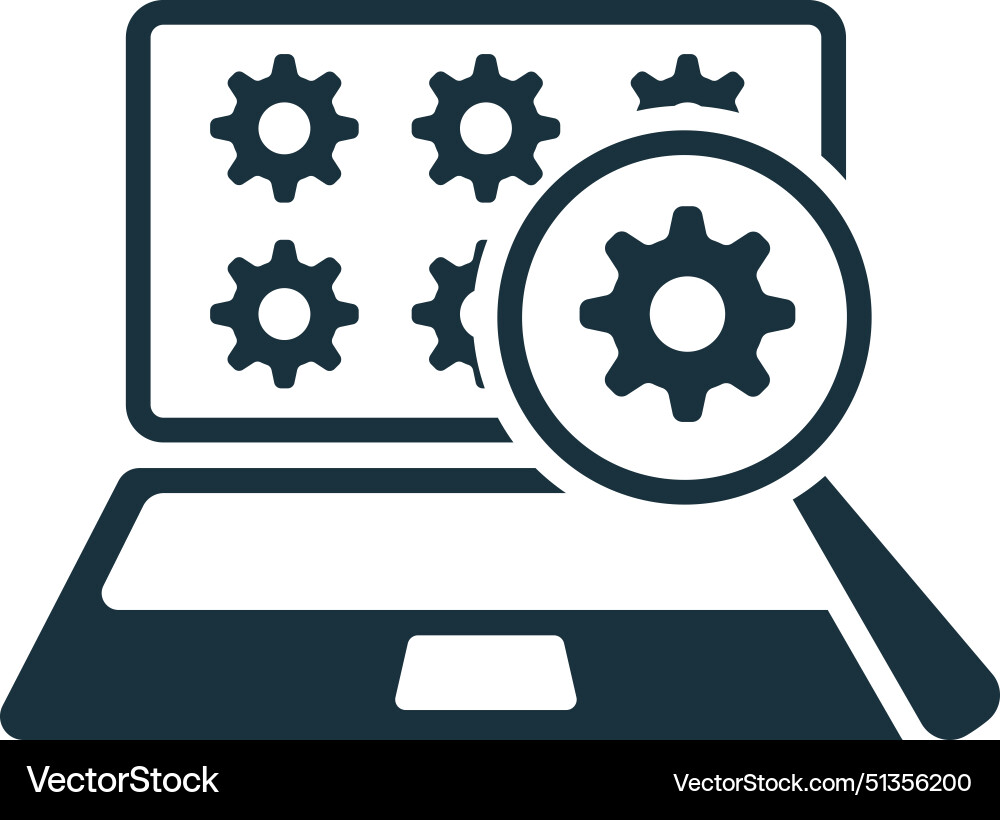 Onboarding icon monochrome simple user behavior vector image