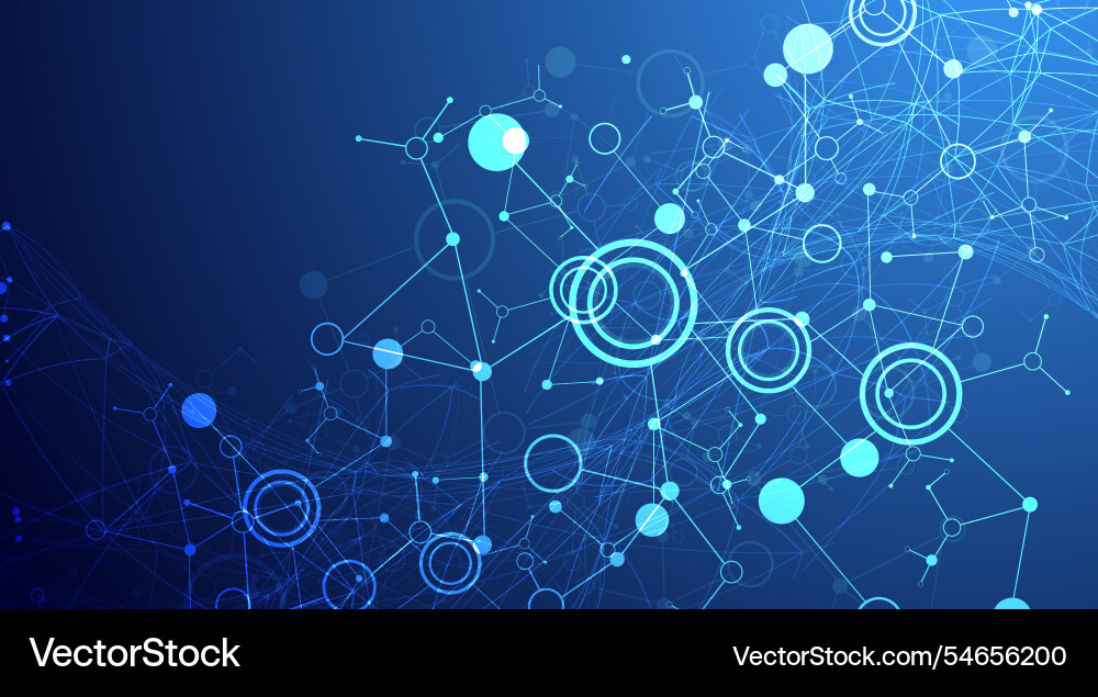 Scientific abstract background plexus effect Scientific abstract background plexus effect vector image