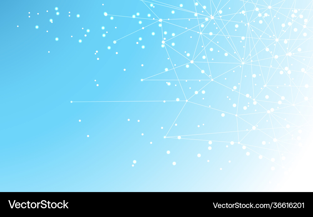 Modern abstract network science connection Modern abstract network science connection vector image