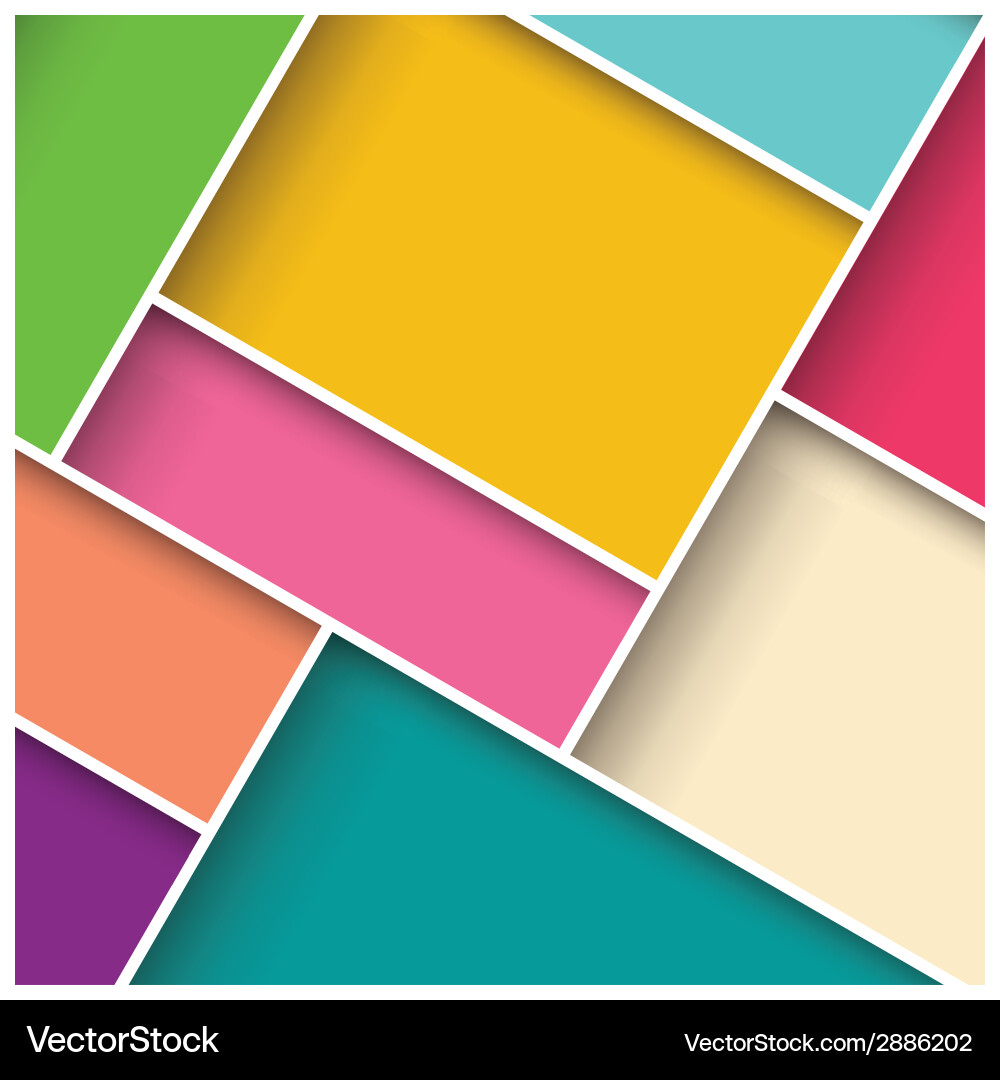 Abstract geometric colorful background pattern vector image