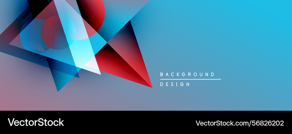 Abstract geometric shapes overlap creating Abstract geometric shapes overlap creating vector image