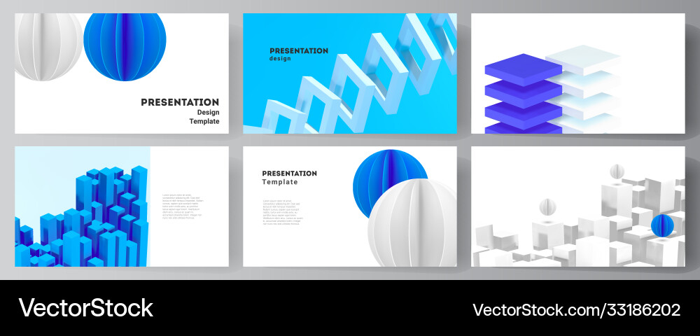 Layout presentation slides design Layout presentation slides design vector image