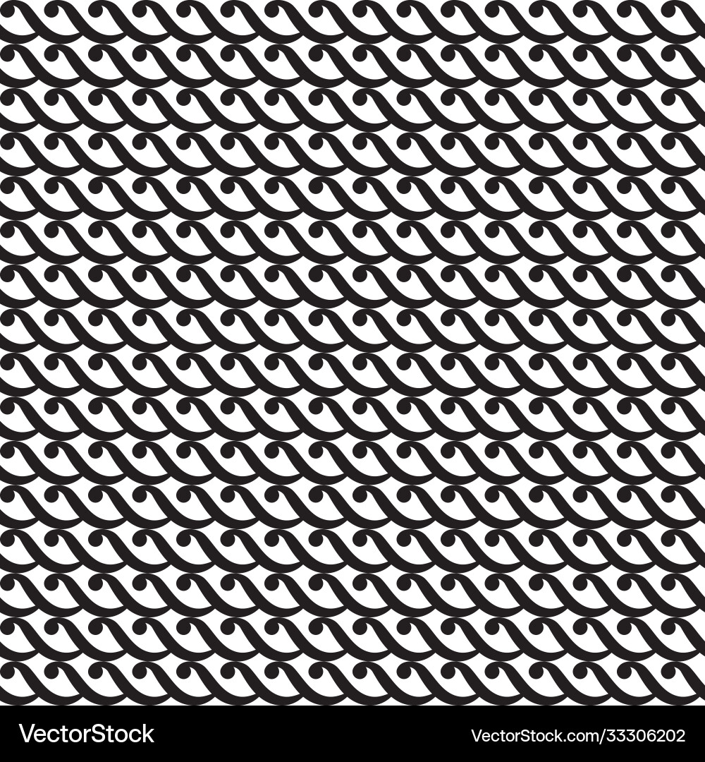 Seamless geometric curl pattern waves Seamless geometric curl pattern waves vector image