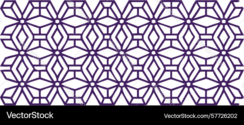 Seamless geometric hexagonal pattern in modern vector image