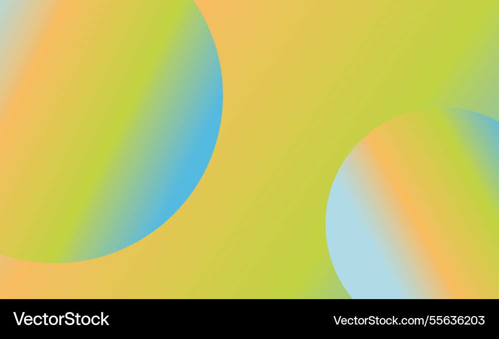 Abstract lime green gradient color curved circle Abstract lime green gradient color curved circle vector image