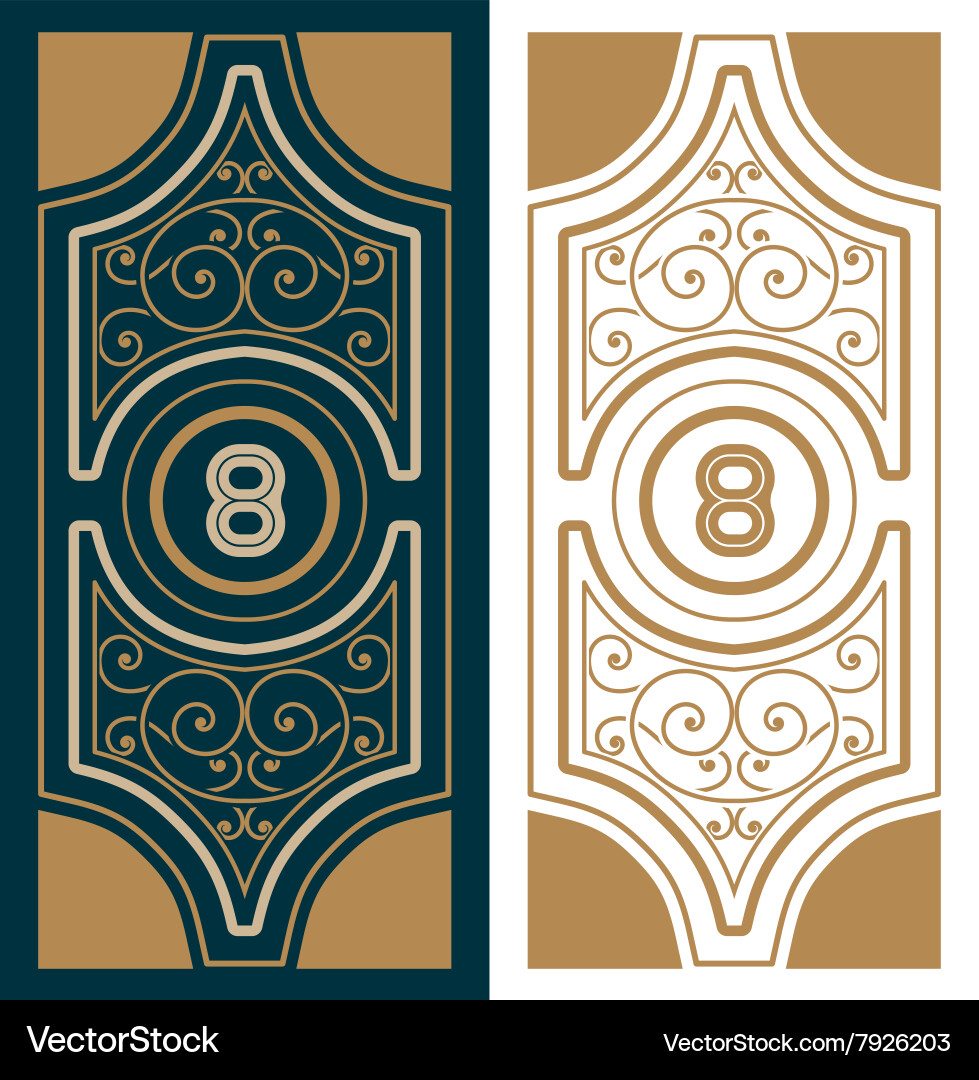 Retro Card Pattern vector image